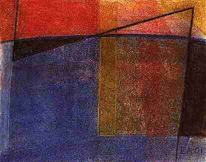 Farbiges Gewebe II Pastell 30 x 24 cm