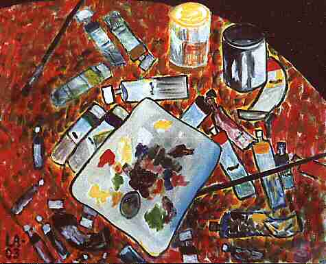 Verlassenes Schlachtfeld Acryl